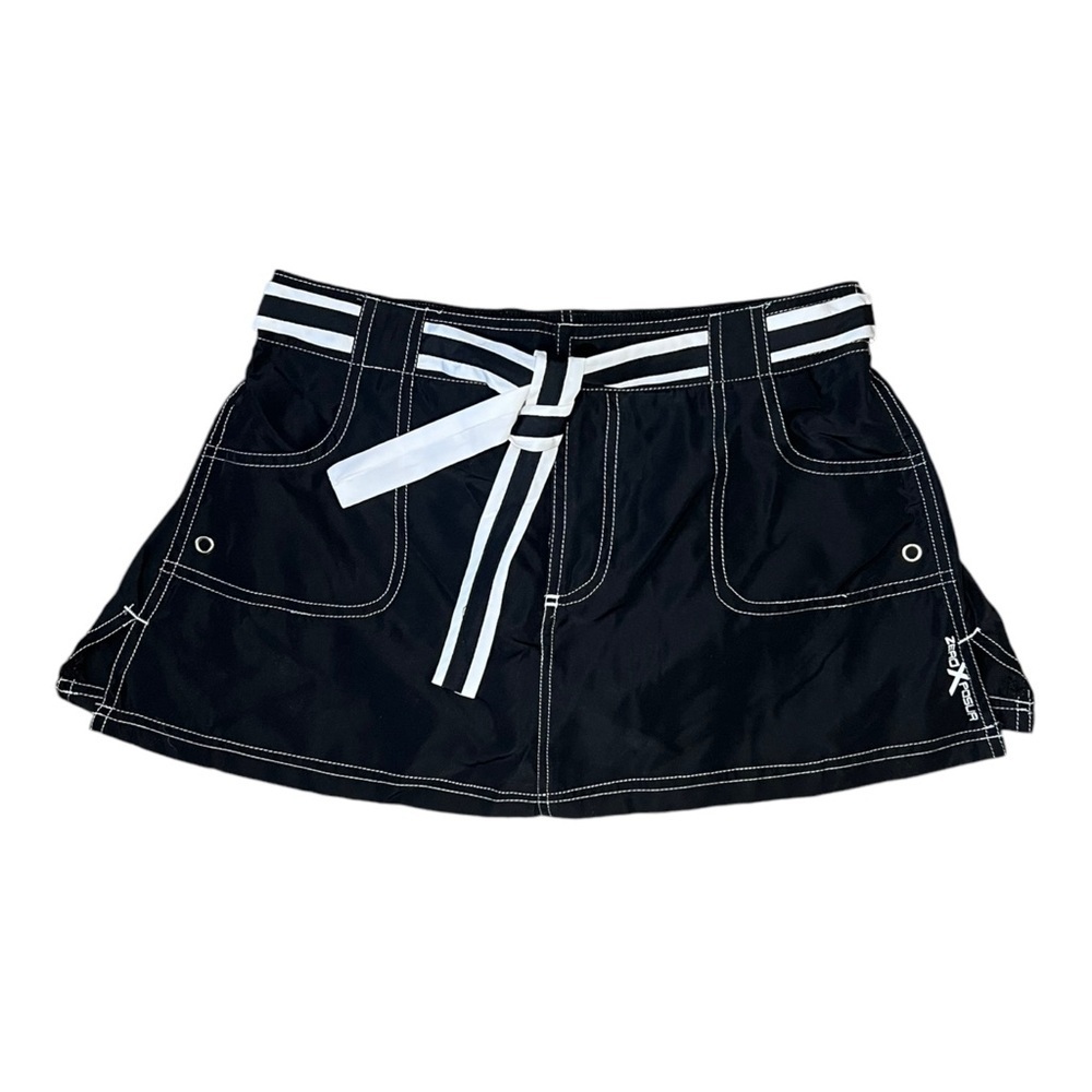 Y2K Swim Skirt Micro Mini Low Waist